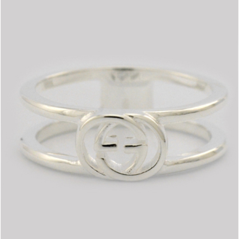 Gucci G Ring Interlocking Charm Silver - image 1